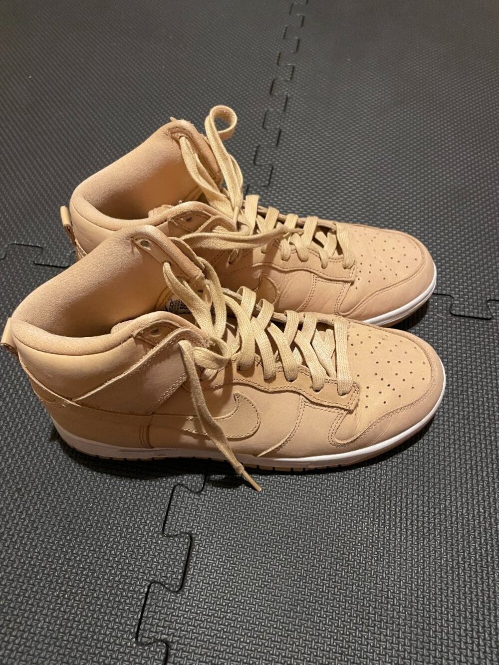 Nike Dunk Sky Hi Hidden Wedge Sneakers – Beige/Tan